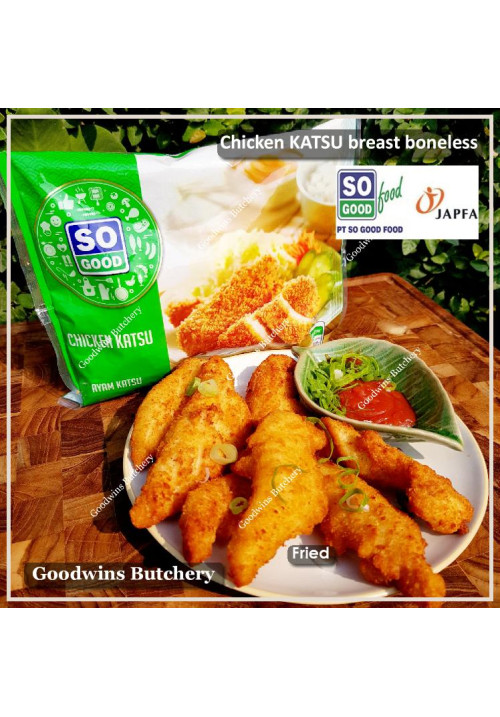 SoGood frozen CHICKEN KATSU BREAST So Good Food 400g